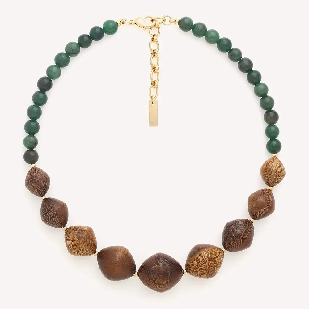 Jewelry - Short robles necklace - Aventurine - NATURE BIJOUX