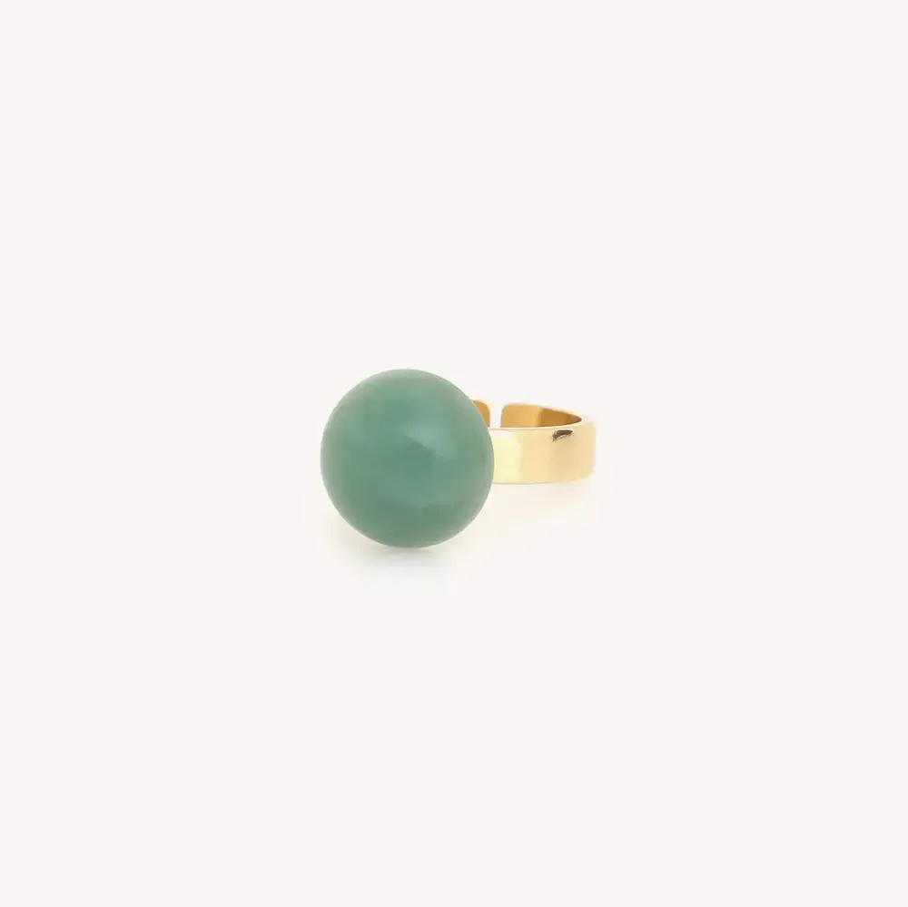 Jewelry - Aventurine adjustable ring - Aventurine - NATURE BIJOUX