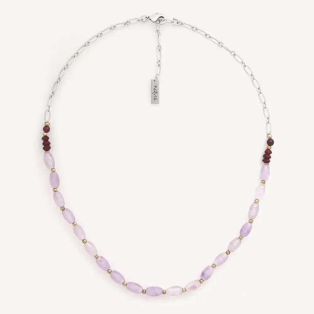 Jewelry - Amethyst thin necklace - Gotborg - NATURE BIJOUX
