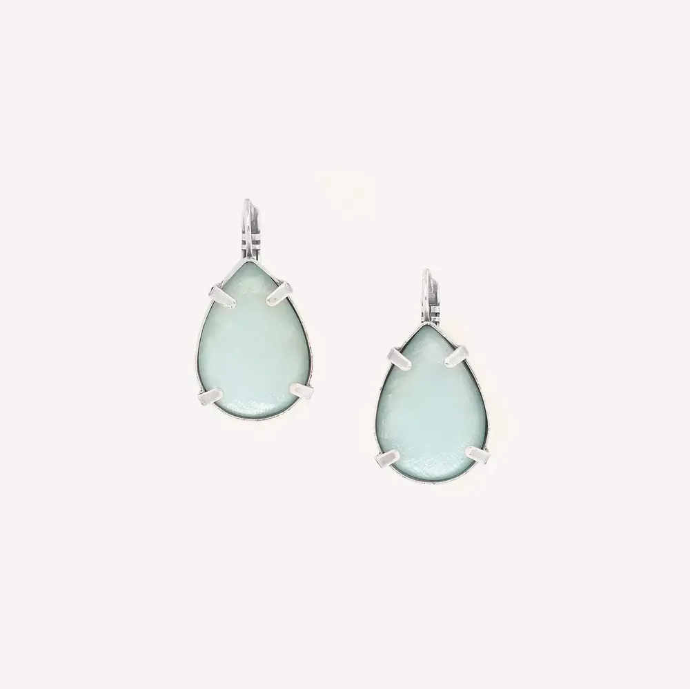 Jewelry - Blue drop french hook earrings - Gotborg - NATURE BIJOUX