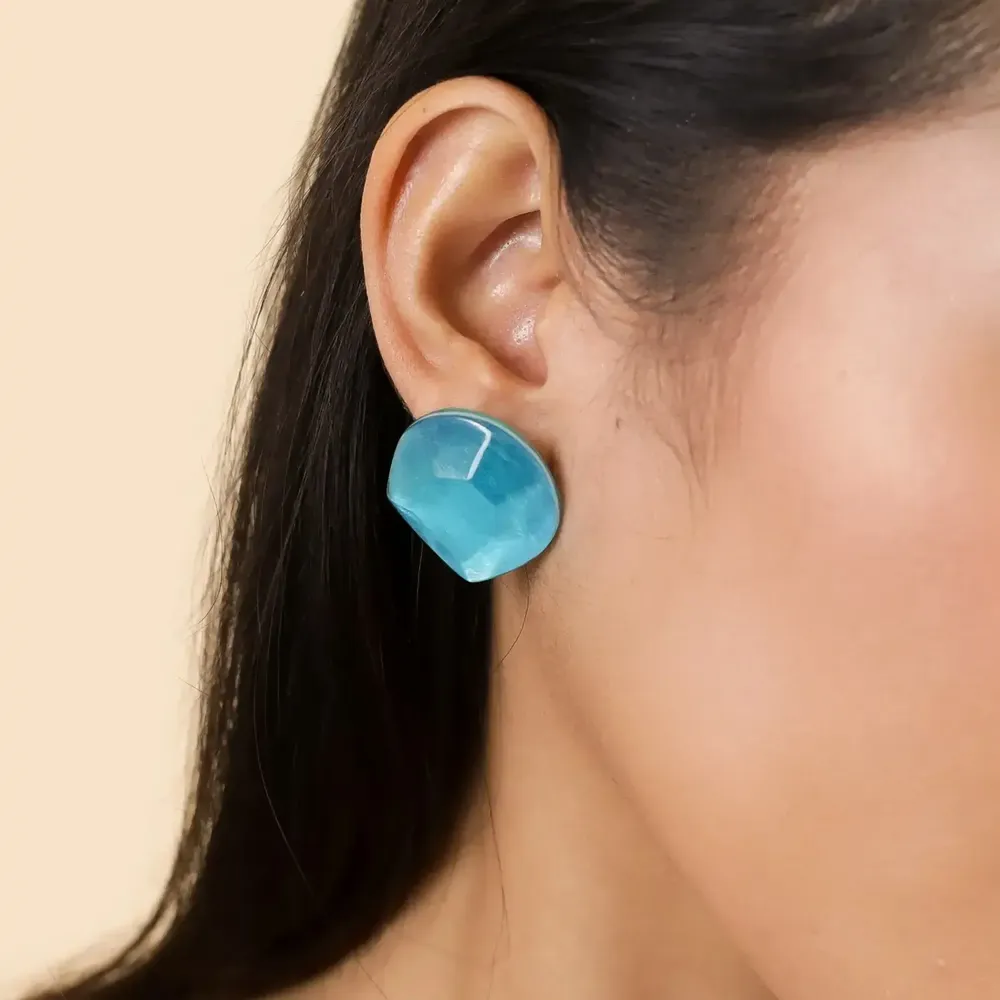 Bijoux - Boucles d'oreilles lagon - Izmir - NATURE BIJOUX