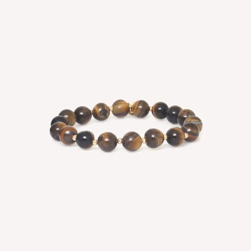 Jewelry - Tiger eyes stretch bracelet - Jaguar - NATURE BIJOUX