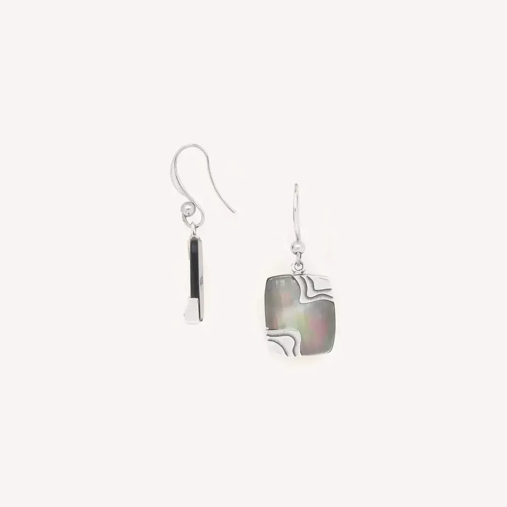 Jewelry - Square hooks earrings - Mindoro - NATURE BIJOUX