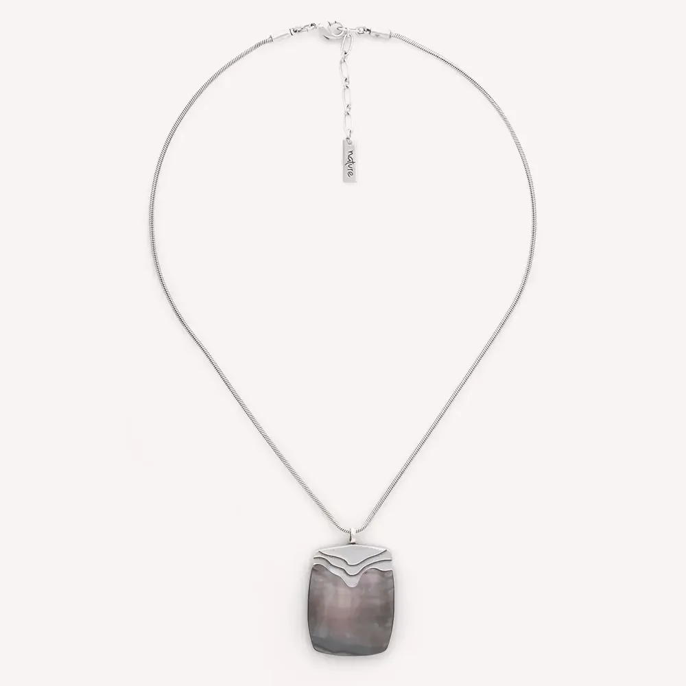 Bijoux - Collier chaine pendentif nacre - Mindoro - NATURE BIJOUX