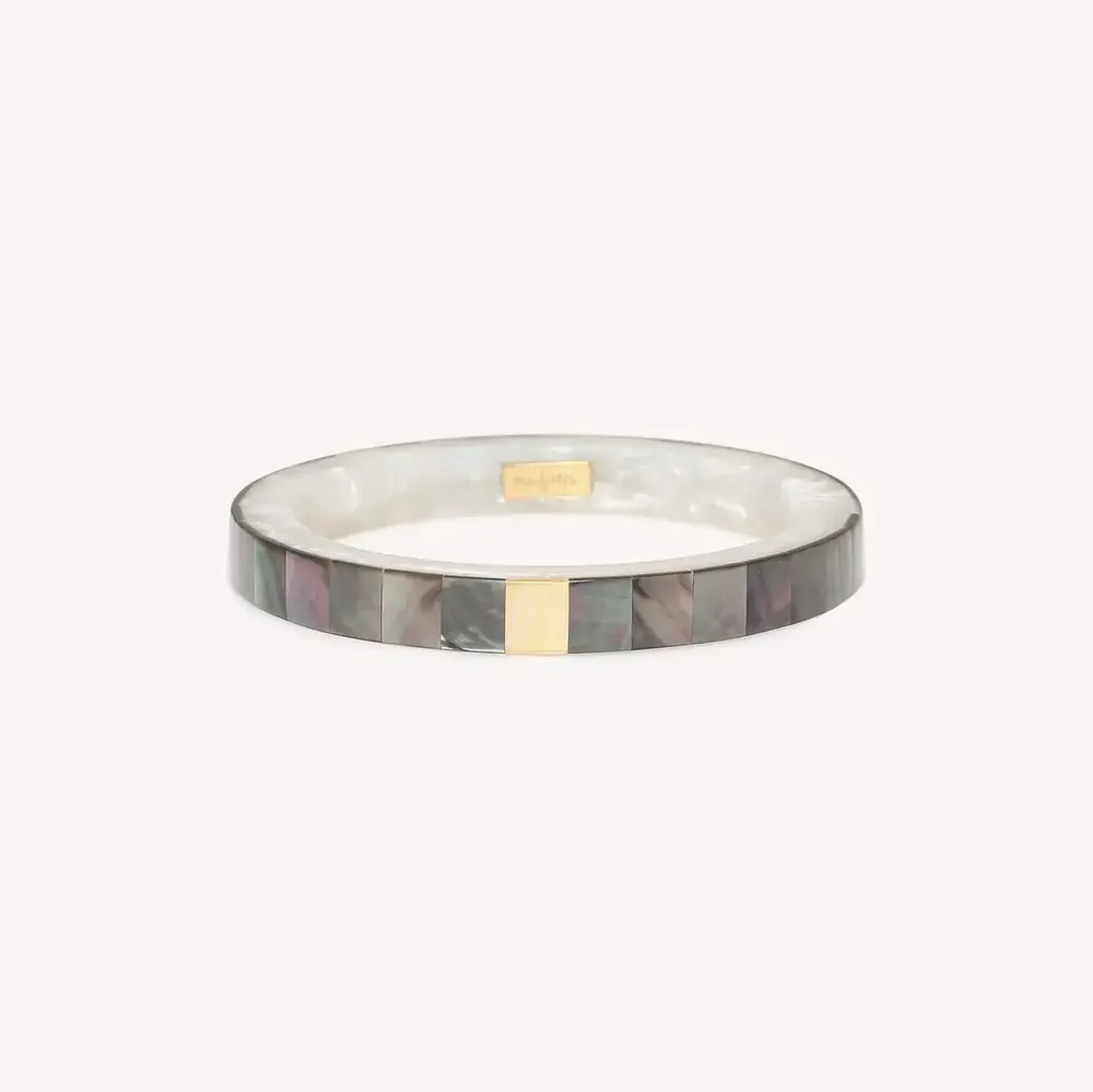 Jewelry - Black lip rigid bracelet - San Lazzaro - NATURE BIJOUX