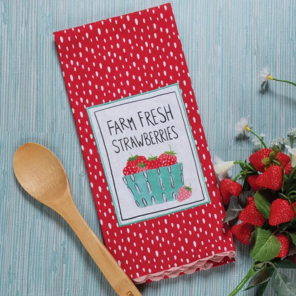 Textile and surface design - berry basket kitchen linen - KARENA INTERNATIONAL