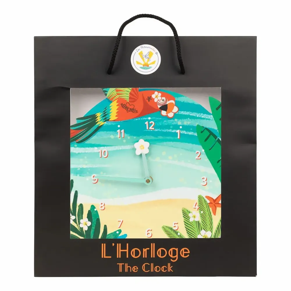 Horloges - Horloge temps Jo Lemon - LES RITOURNAILES