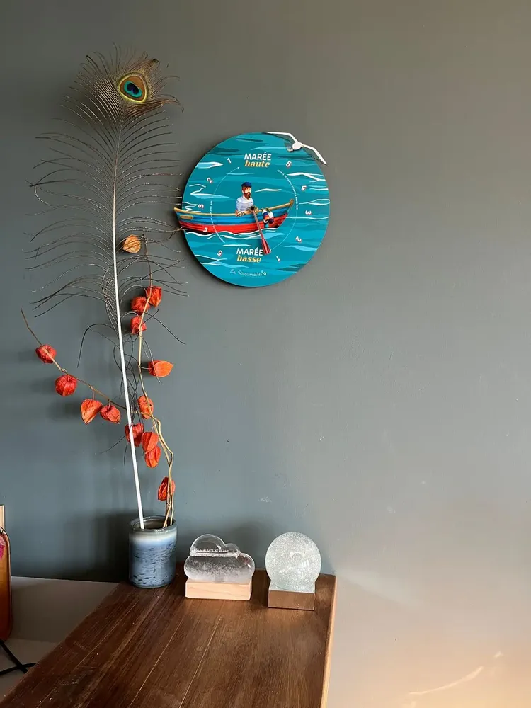 Objets de décoration - Horloge à marée Michel Bellepêche - LES RITOURNAILES