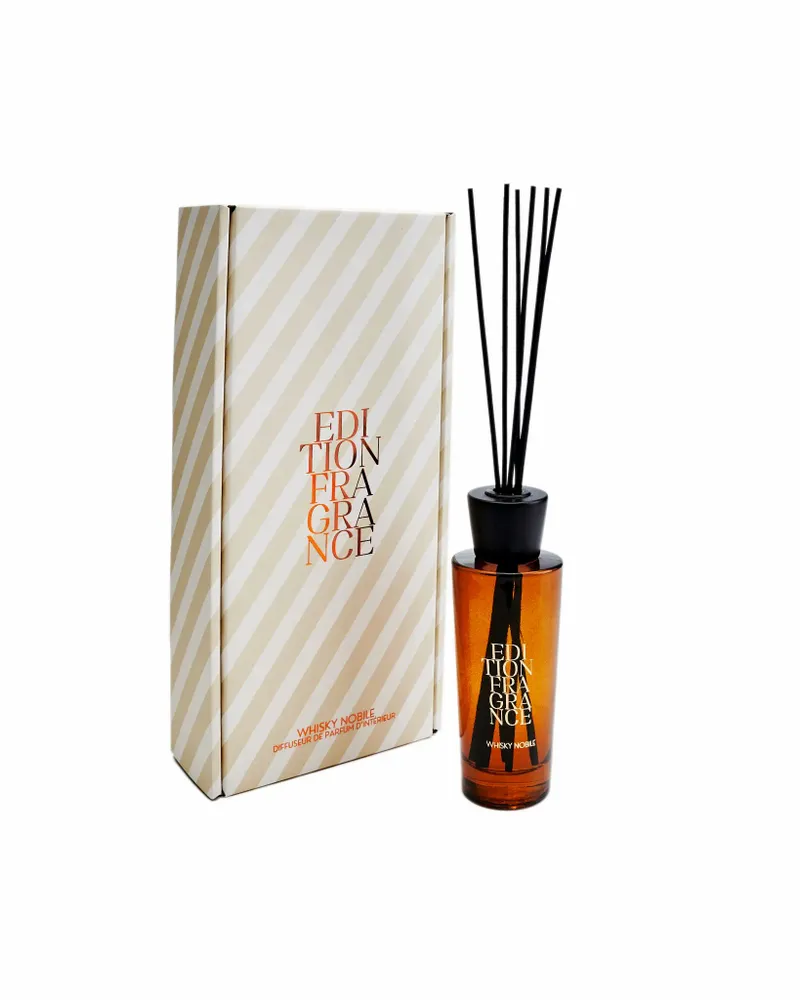 Scent diffusers - Perfumed reed diffuser with wooden cap - EDITION FRAGRANCES