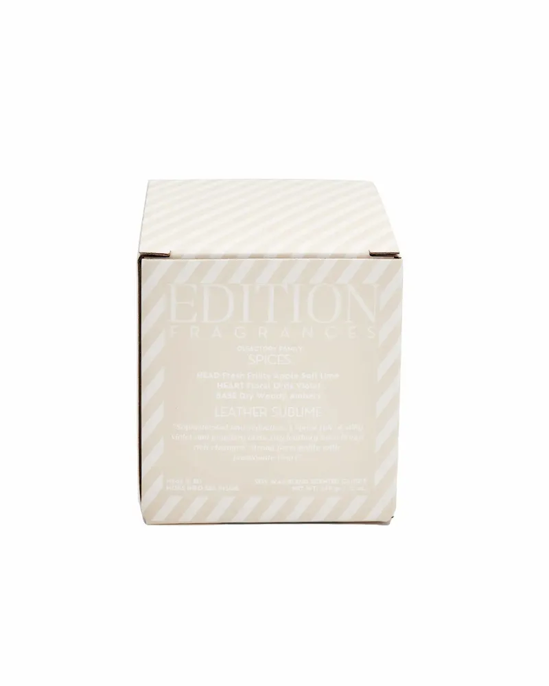 Candles - Perfumed soy wax large candle with wooden lid - EDITION FRAGRANCES