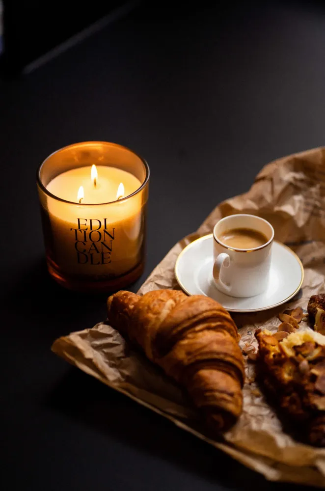 Candles - Perfumed soy wax large candle with wooden lid - EDITION FRAGRANCES