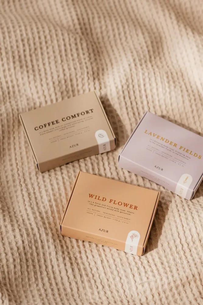 Soaps - WILD FLOWER | natural body bar - AZUR NATURAL BODY CARE