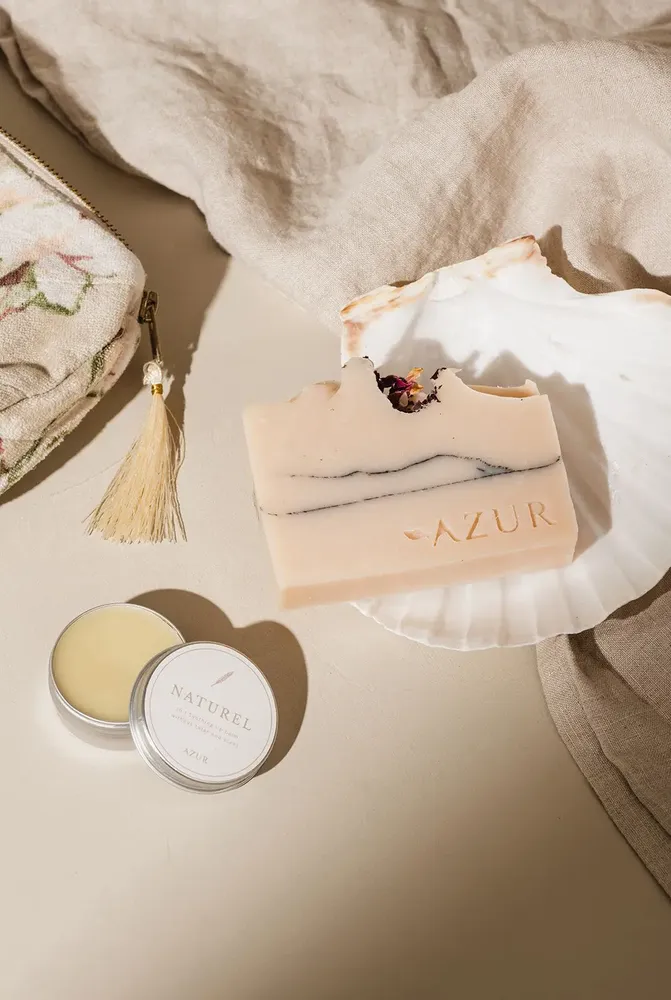 Soaps - WILD FLOWER | natural body bar - AZUR NATURAL BODY CARE