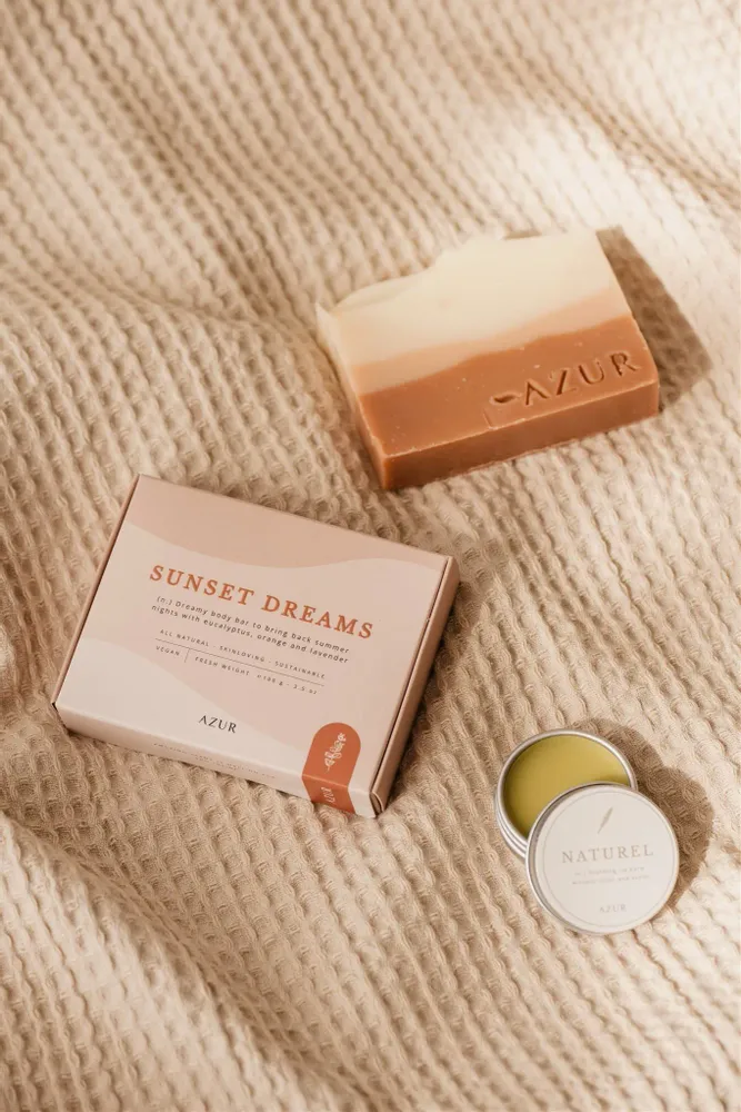 Savons - SUNSET DREAMS | natural body bar - AZUR NATURAL BODY CARE