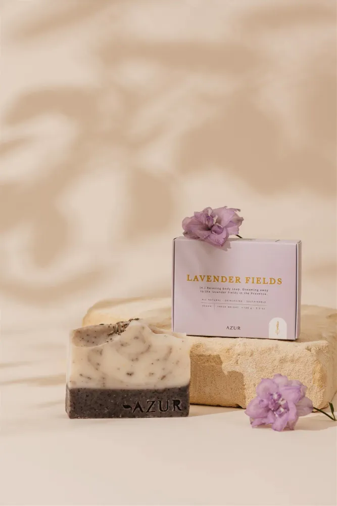 Savons - LAVENDER FIELDS | natural body bar - AZUR NATURAL BODY CARE