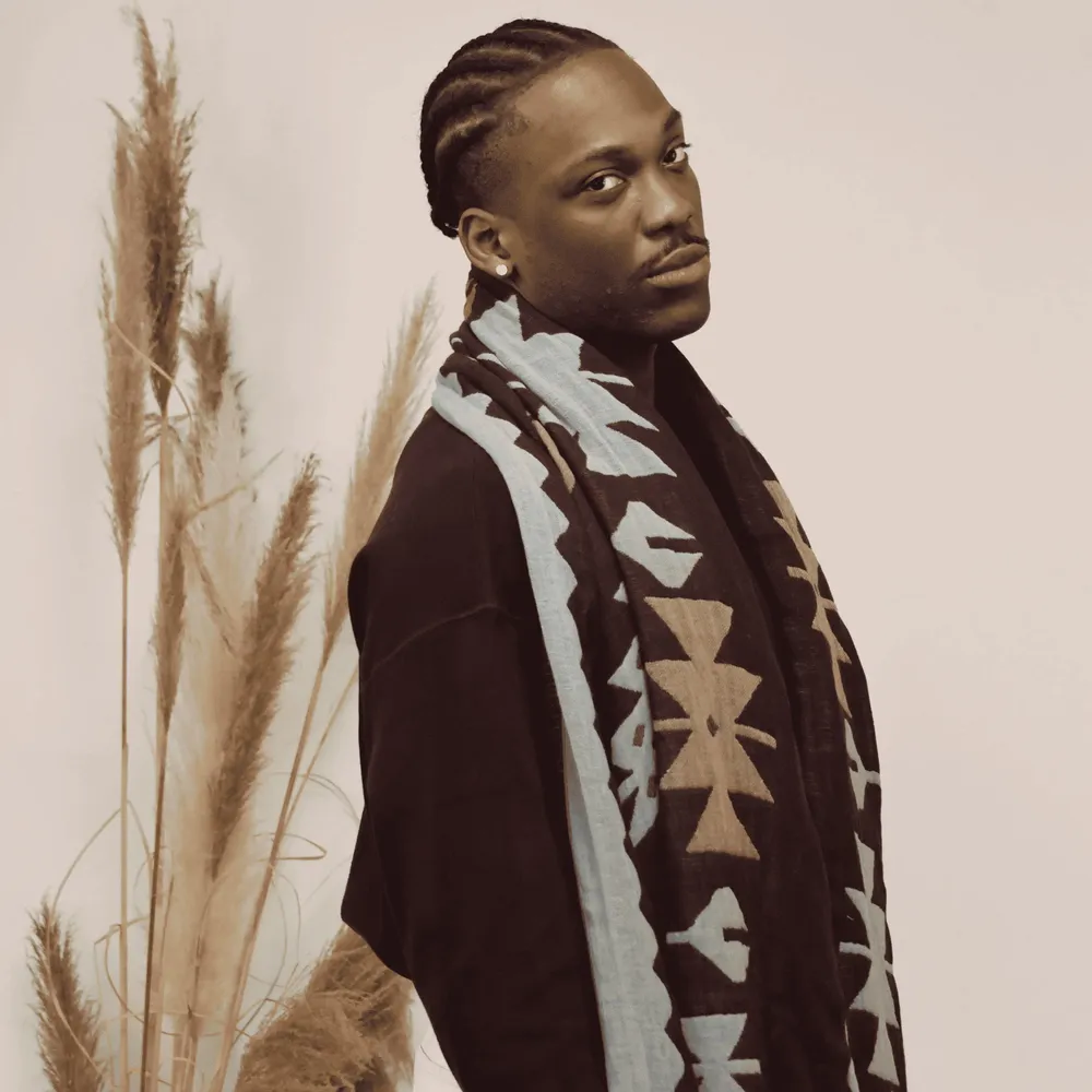 Scarves - ALPHONSE turquoise wool and cotton scarf - MONSIEUR CHARLI