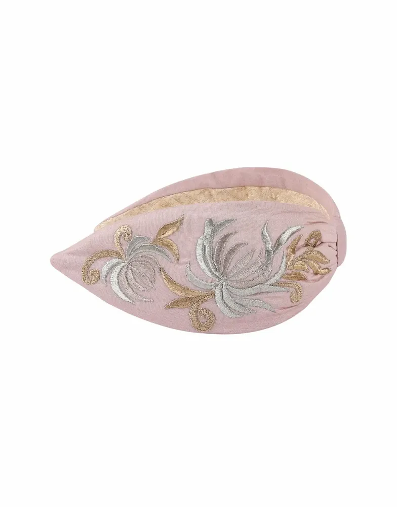 Hair accessories - Pink Scroll Headband - NAMJOSH
