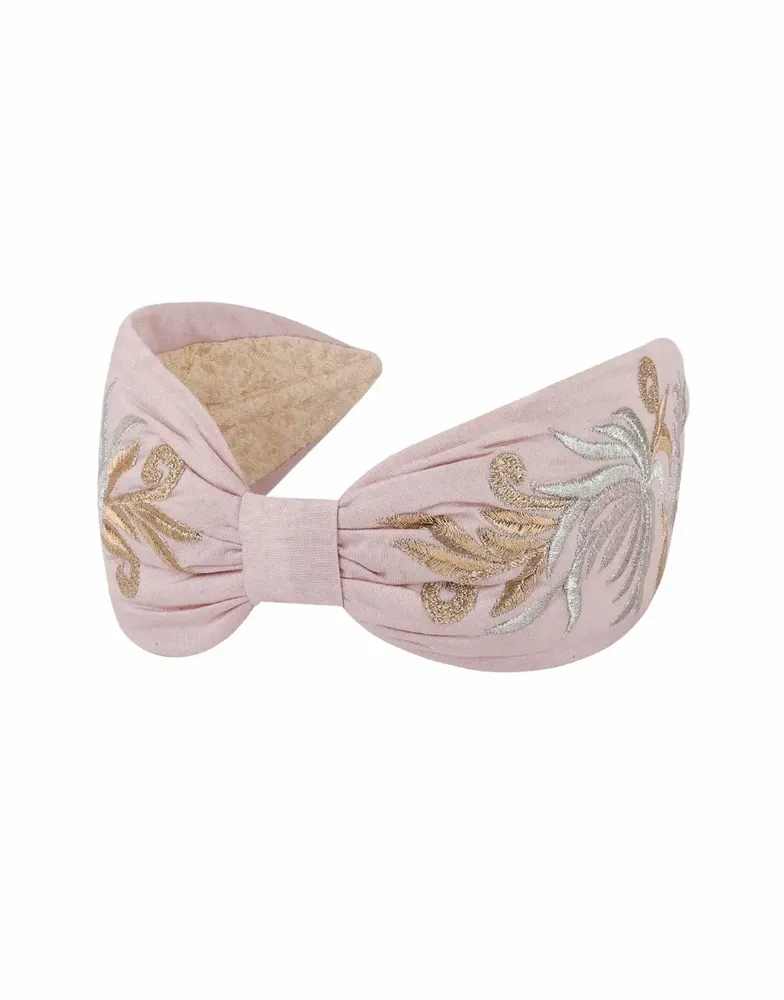 Hair accessories - Pink Scroll Headband - NAMJOSH
