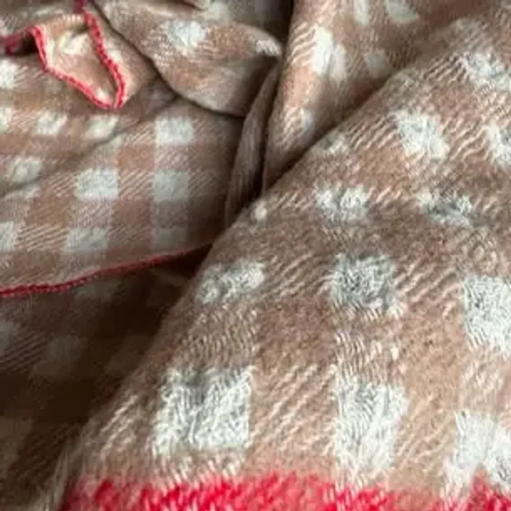 Scarves - LEONARD cognac wool and cashmere scarf - MONSIEUR CHARLI