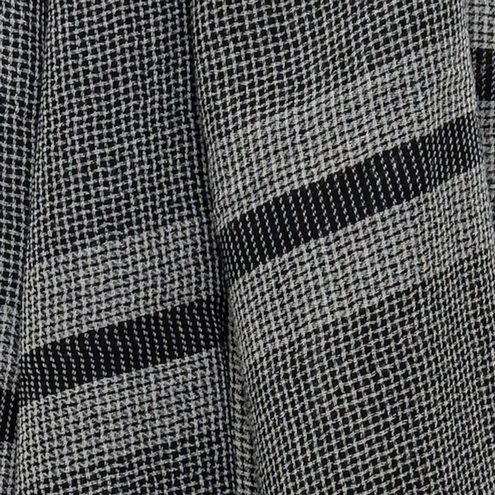 Scarves - MAXENCE black wool scarf - MONSIEUR CHARLI