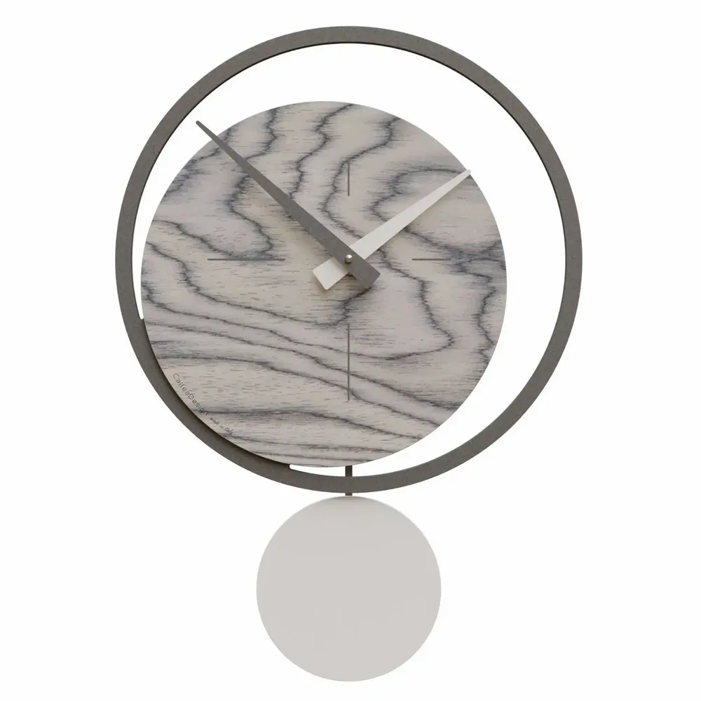 Clocks - ECLIPSE – Wall Clock with Pendulum | 36.5 × 51 cm - CALLEADESIGN