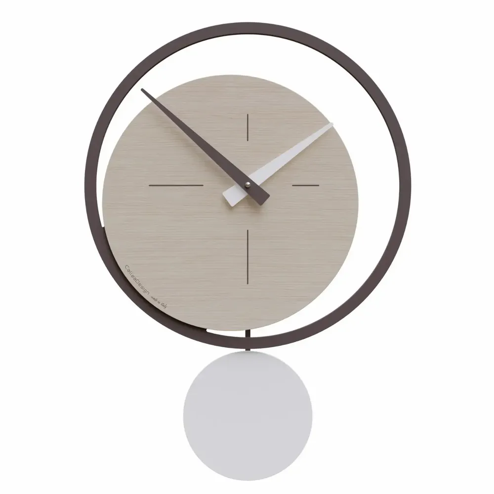 Clocks - ECLIPSE – Wall Clock with Pendulum | 36.5 × 51 cm - CALLEADESIGN
