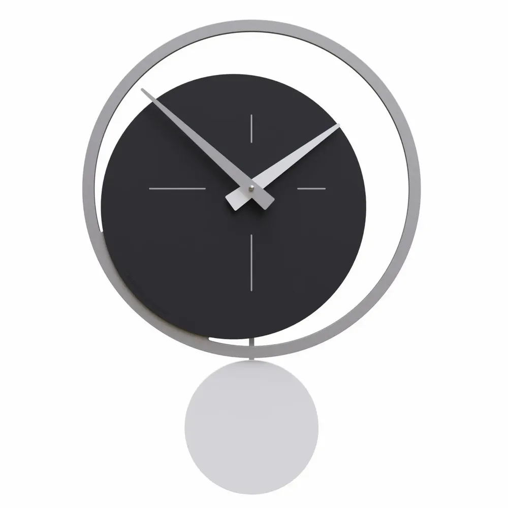 Clocks - ECLIPSE – Wall Clock with Pendulum | 36.5 × 51 cm - CALLEADESIGN