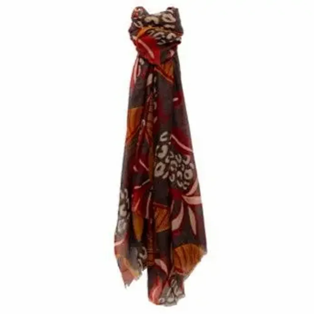 Scarves - PRODIGE tarmac wool and modal scarf - MONSIEUR CHARLI