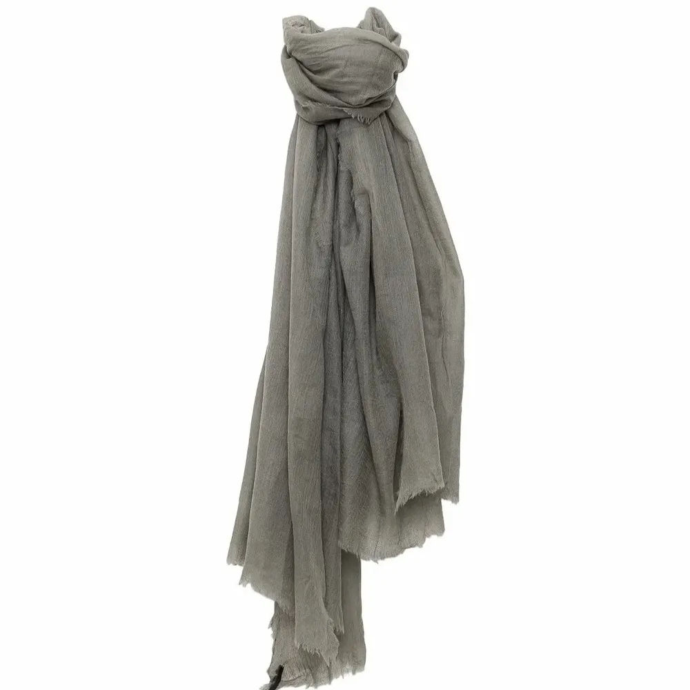 Scarves - RUBEN stone wool scarf - MONSIEUR CHARLI