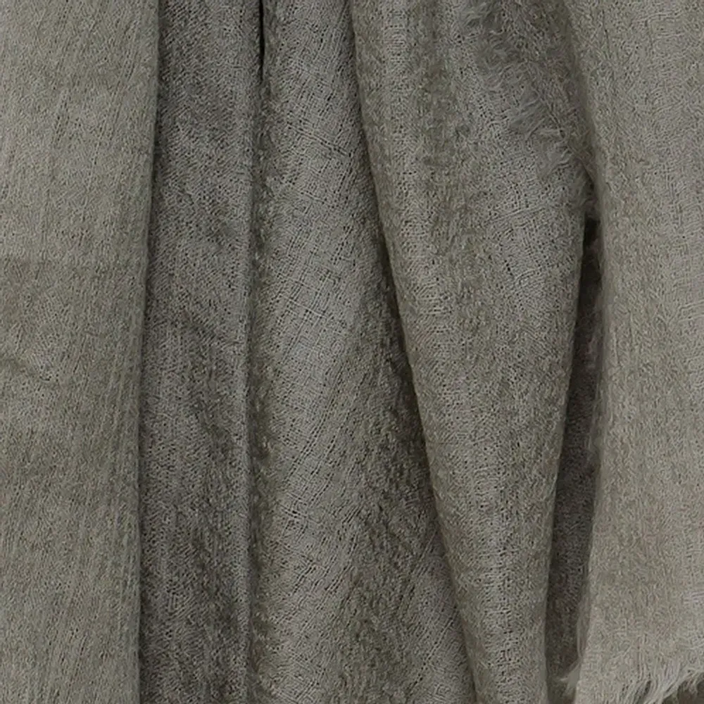 Scarves - RUBEN stone wool scarf - MONSIEUR CHARLI