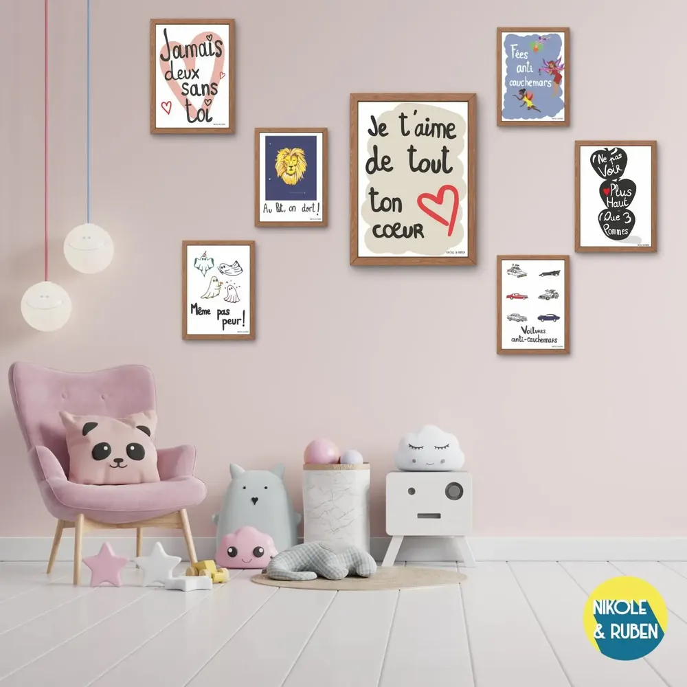 Affiches - Je t'aime de tout ton cœur - NIKOLE & RUBEN
