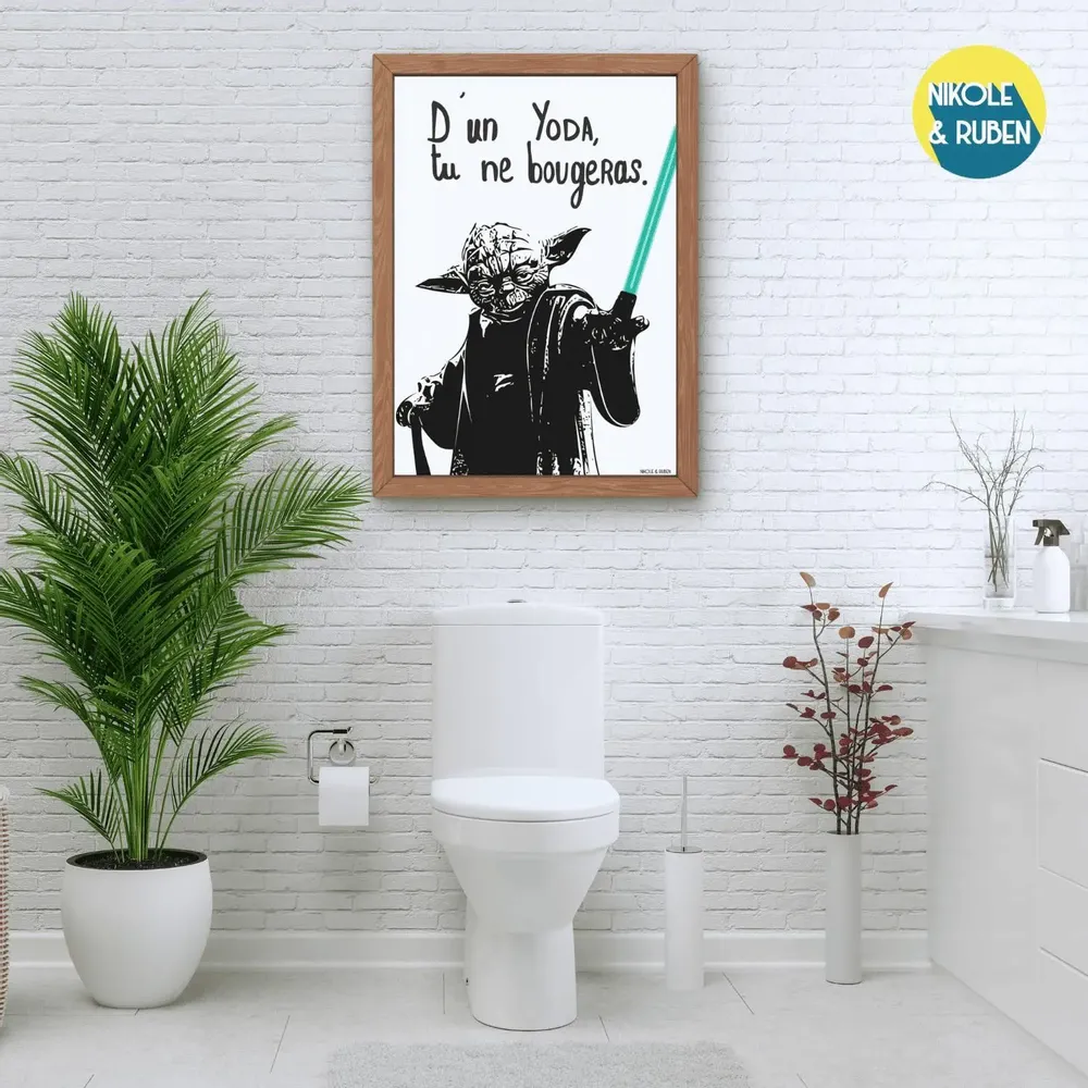 Affiches - D'un Yoda tu ne bougeras - NIKOLE & RUBEN
