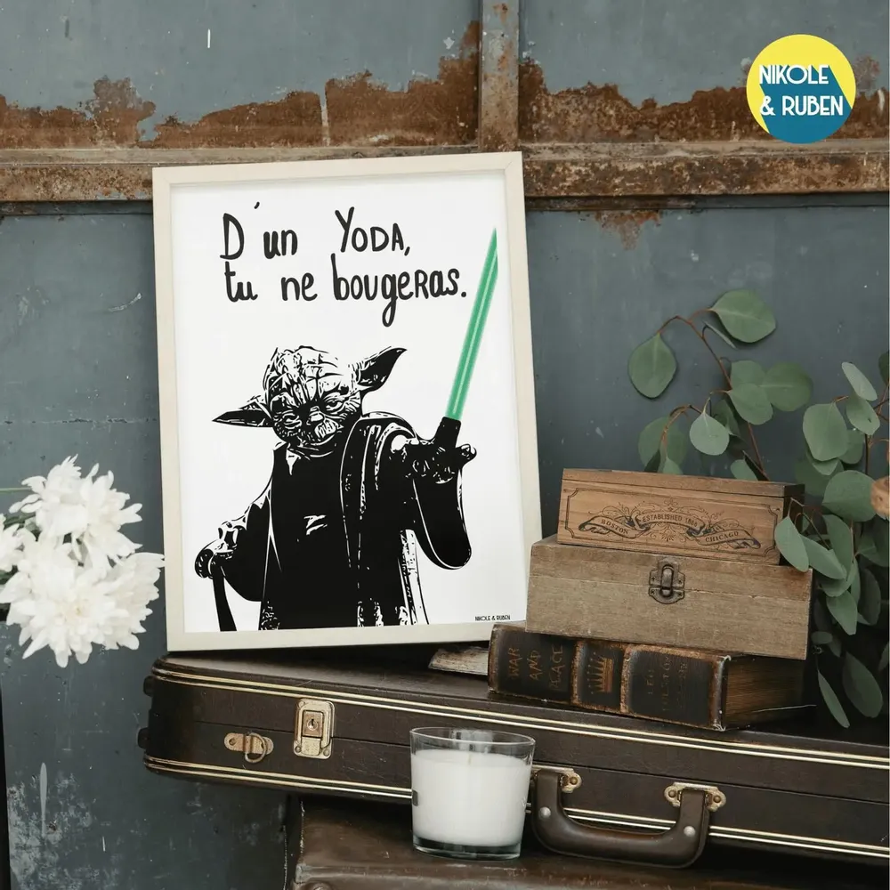 Affiches - D'un Yoda tu ne bougeras - NIKOLE & RUBEN