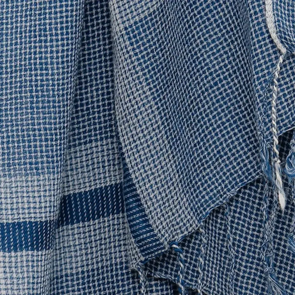 Foulards et écharpes - Echarpe en laine MAXENCE bleu - MONSIEUR CHARLI