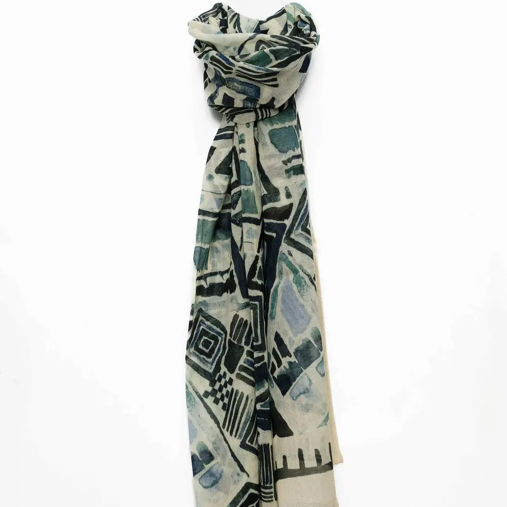 Scarves - GAETAN duck wool scarf - MONSIEUR CHARLI
