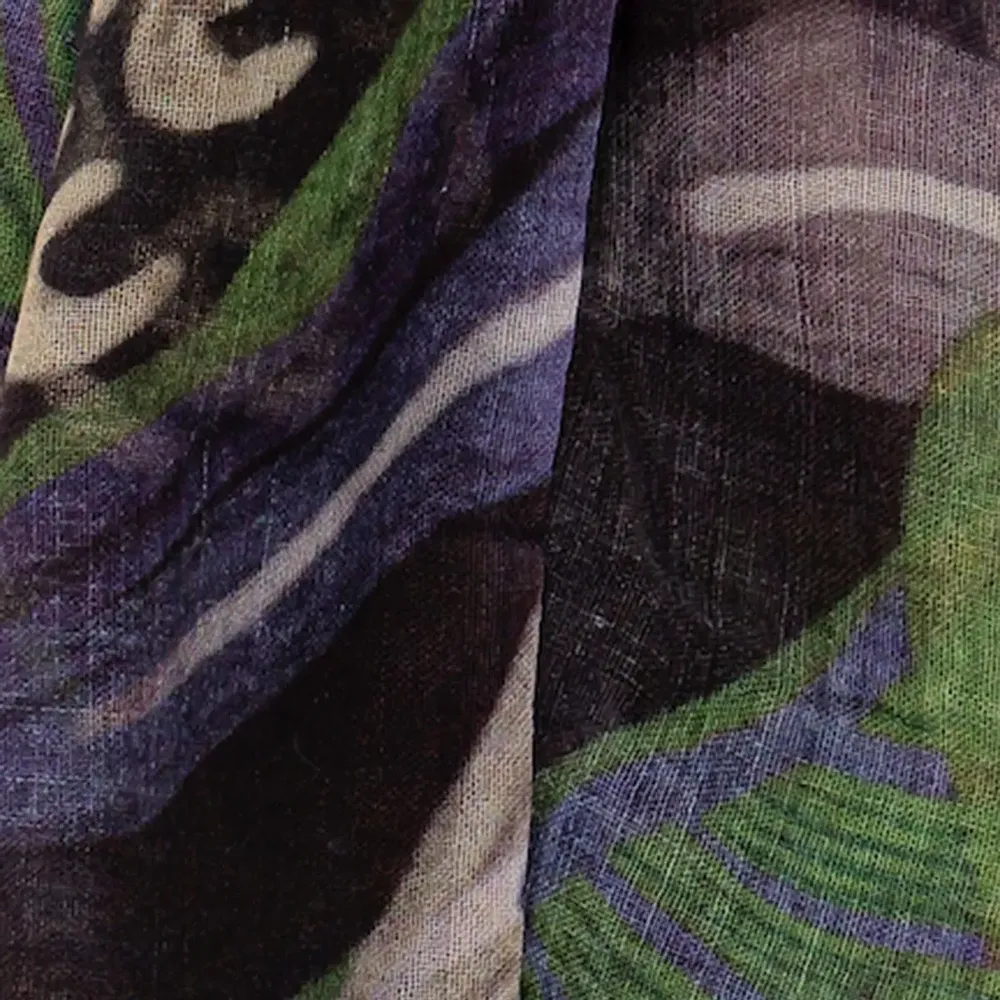 Scarves - PRODIGE black wool and modal scarf - MONSIEUR CHARLI
