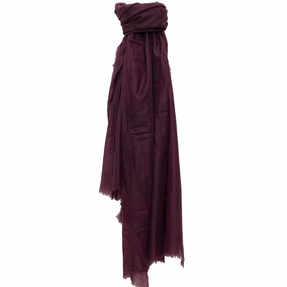 Scarves - RUBEN cherry wool scarf - MONSIEUR CHARLI