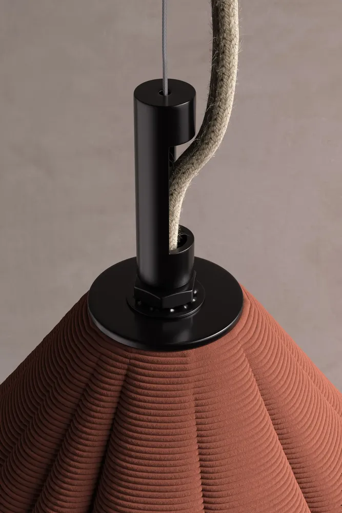 Accessoires de déco extérieure - GOURD - Lampe suspendue imprimée en 3D en céramique - KERAMIK