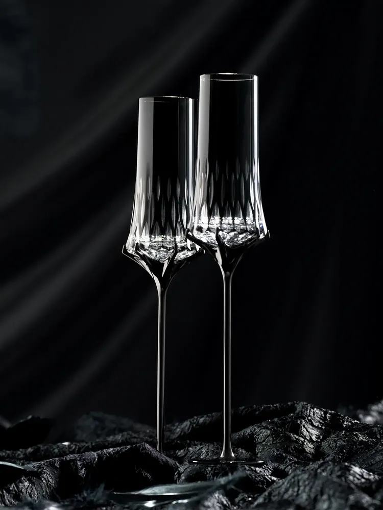 Verres - Flûtes à champagne en cristal – Collection LOVE Aphrodite - MU16