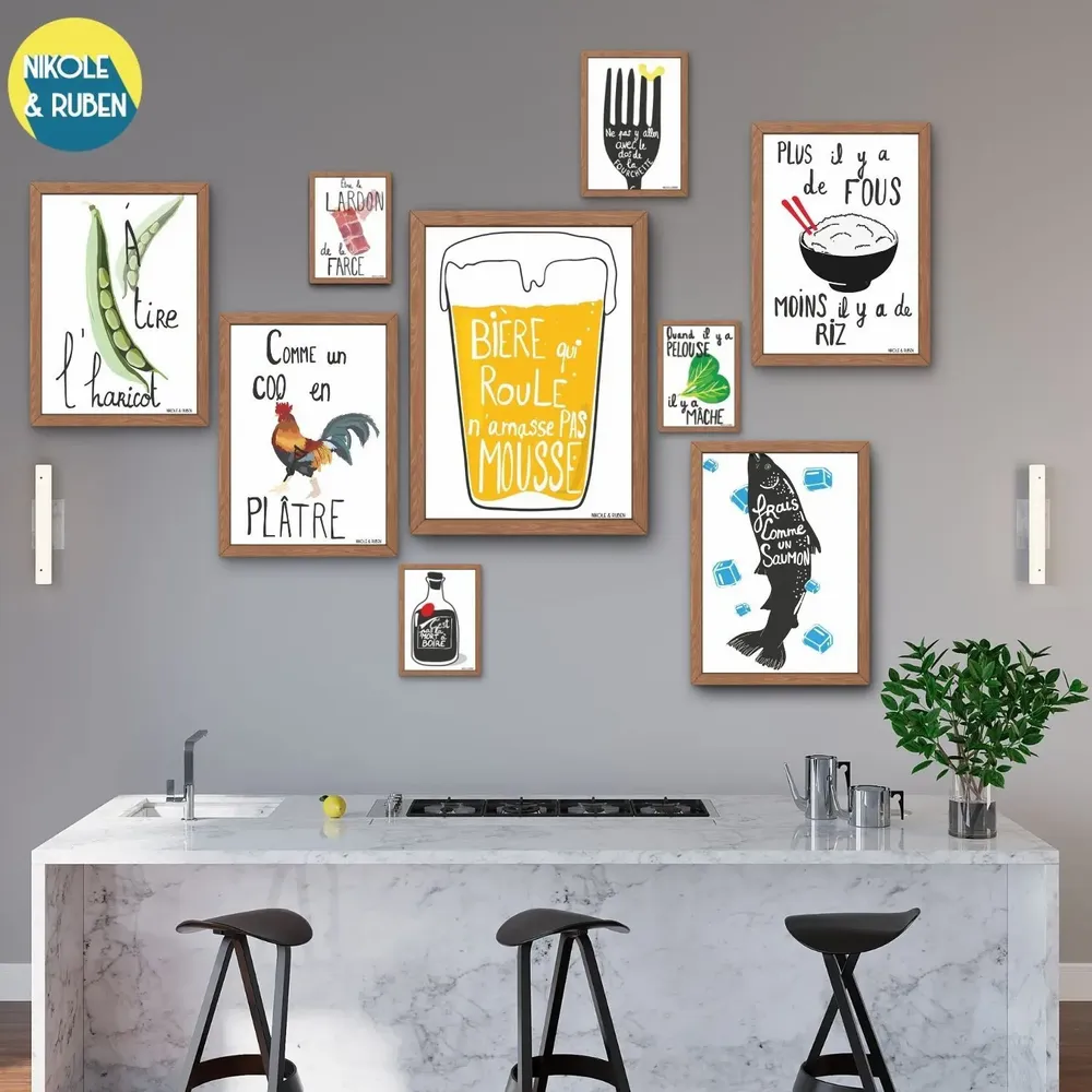 Affiches - Bière qui roule n'amasse pas mousse - NIKOLE & RUBEN