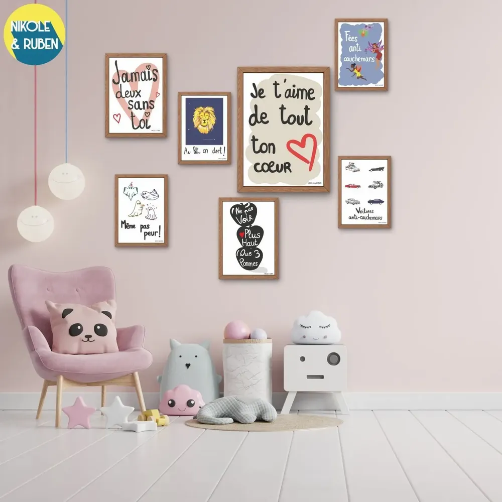 Poster - Je t'aime de tout ton cœur - NIKOLE & RUBEN