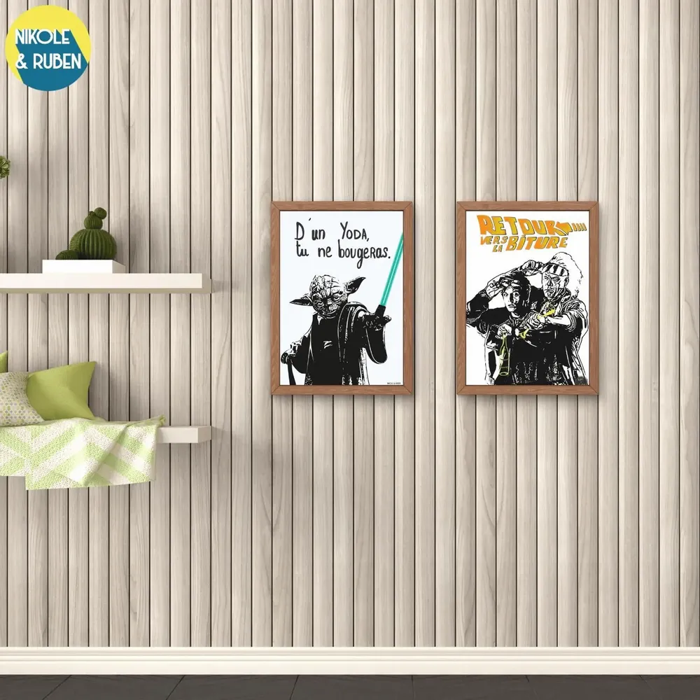 Poster - D'un Yoda tu ne bougeras - NIKOLE & RUBEN