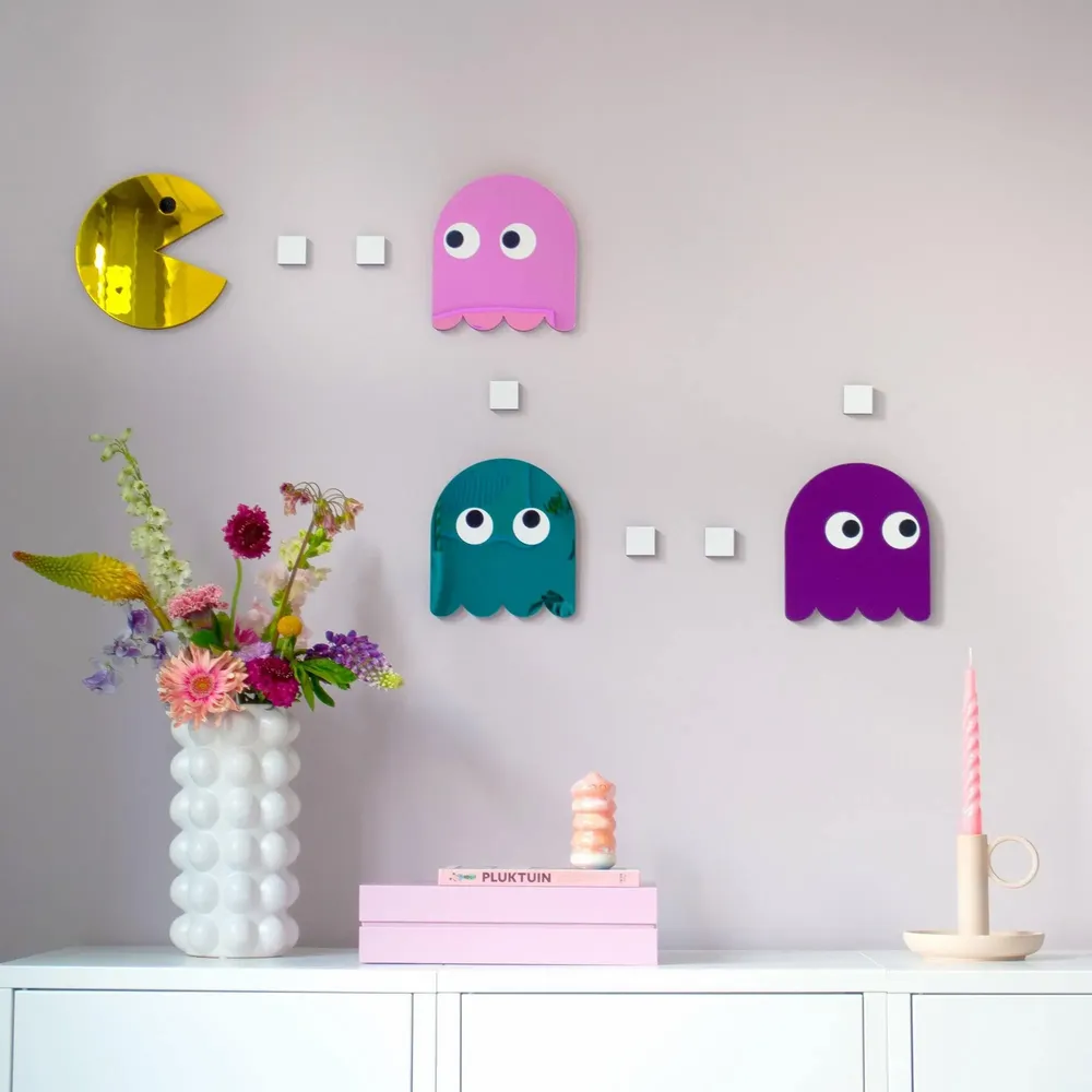 Autres décorations murales - Set Miroirs Jeu – fantômes brillants et déco murale ludique - LA MISÉTO