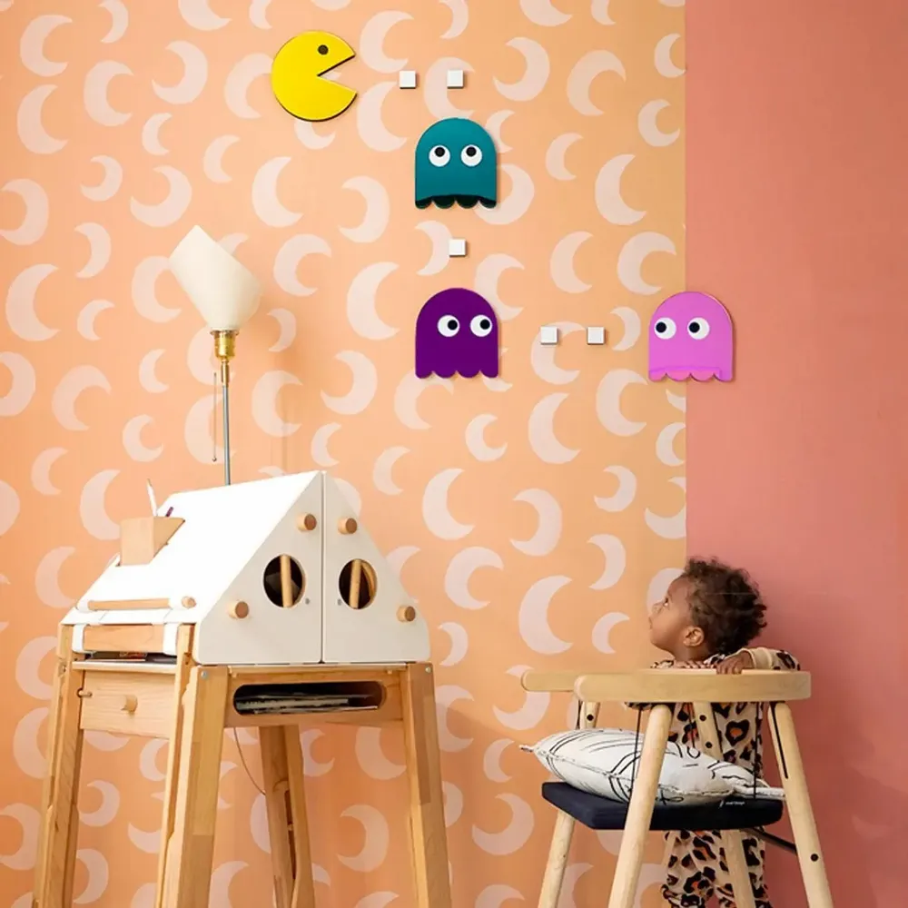 Autres décorations murales - Set Miroirs Jeu – fantômes brillants et déco murale ludique - LA MISÉTO