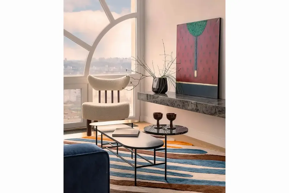 Tapis design - Tapis «Zèbre Amoureux» - GALERIE SANA MOREAU
