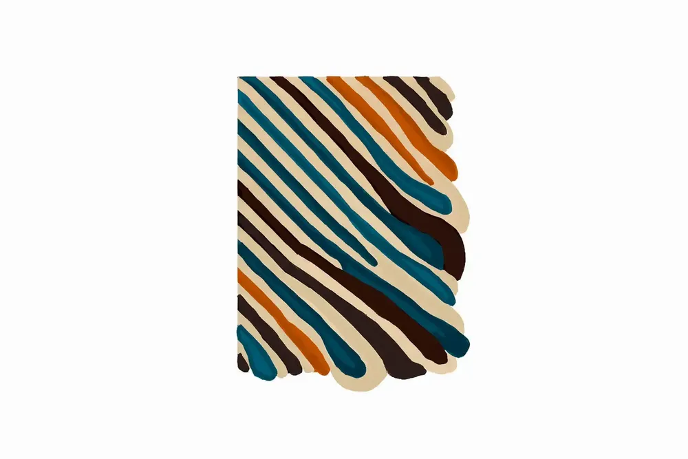 Tapis design - Tapis «Zèbre Amoureux» - GALERIE SANA MOREAU