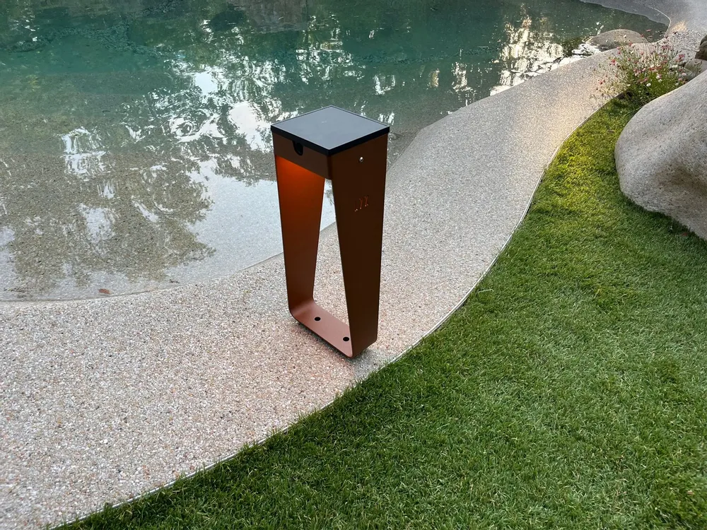 Outdoor floor lamps - BTS 400 solar pathway light - LYX LUMINAIRES