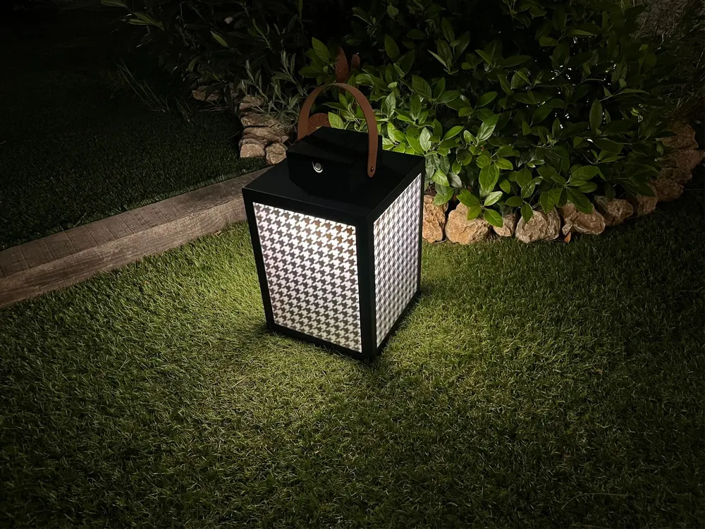 Moveable lighting - Couture solar lantern - LYX LUMINAIRES