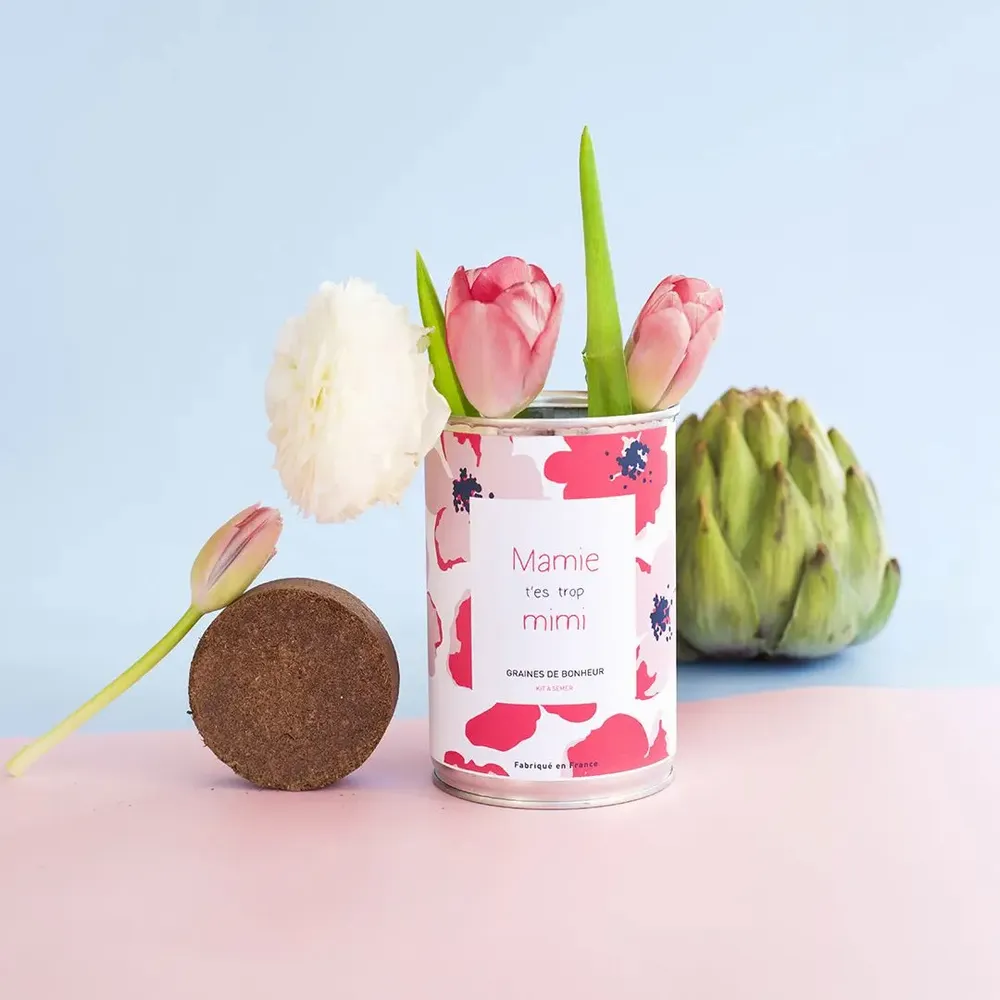 Gifts - Sowing kit\" Mamie t'es trop mimi\ " - MAUVAISES GRAINES