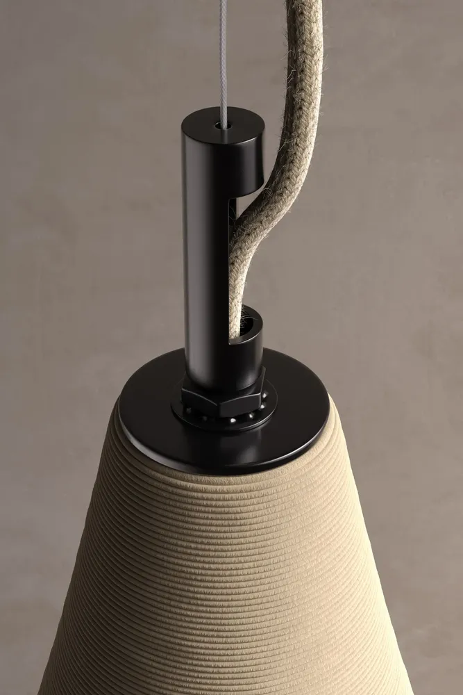 Suspensions - DUNE - Lampe suspendue imprimée en 3D en céramique - KERAMIK
